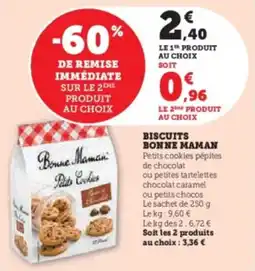 Super U Biscuits bonne maman offre