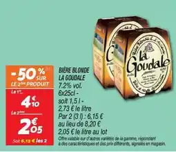 Netto La goudale - bière blonde offre