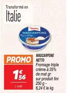 Netto Netto - mascarpone offre