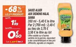 Netto Samia - sauce alger aux oignons halal offre