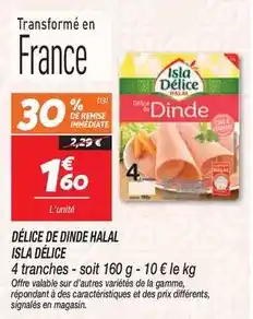 Netto Isla délice - délice de dinde halal offre