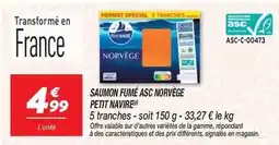 Netto Petit navire - saumon fume asc norvege offre
