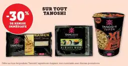 Super U Sur tout tanoshi offre