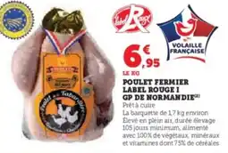 Super U Poulet fermier label rouge i gp de normandie offre