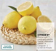 Super U Citron u offre