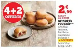 Super U Beignets fourres offre