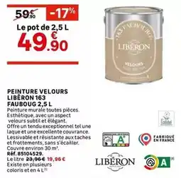 Leroy Merlin Libéron - peinture velours liberon 163 offre