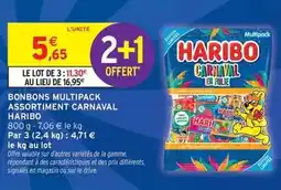 Intermarché Express Haribo - bonbons multipack assortiment carnaval offre
