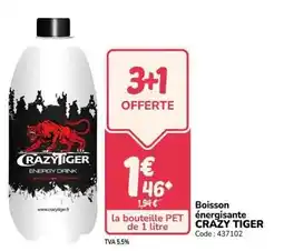 Promocash Crazy tiger - boisson énergisante offre