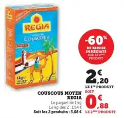 Hyper U Couscous moyen regia offre