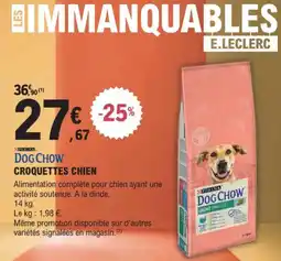 E.Leclerc Jardi Dog chow croquettes chien offre