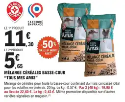 E.Leclerc Jardi Mélange céréales basse-cour tous mes amis offre
