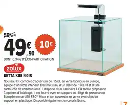 E.Leclerc Jardi Betta kub noir zolux offre