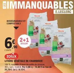 E.Leclerc Jardi Litière végétale de chambiose offre