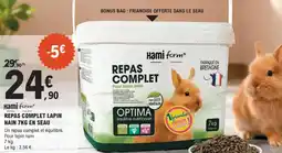 E.Leclerc Jardi Repas complet lapin nain en seau offre