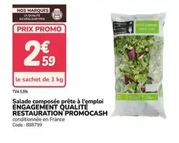 Promocash Salade composée prête à l'emploi offre
