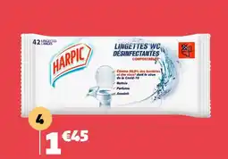 Gifi Harpic lingettes désinfectantes offre