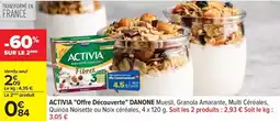 Carrefour Drive Activia - offre découverte offre