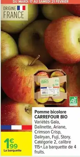 Carrefour Drive Carrefour - pomme bicolore offre