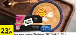 Carrefour Drive Carte noire - café moulu classique giga format offre