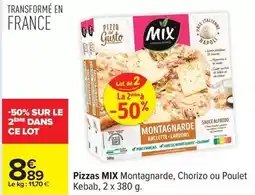 Carrefour Drive Mixa bebé - pizzas offre