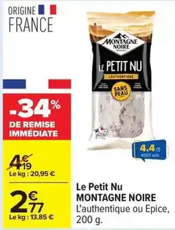 Carrefour Drive Montagne noire - le petit nu offre