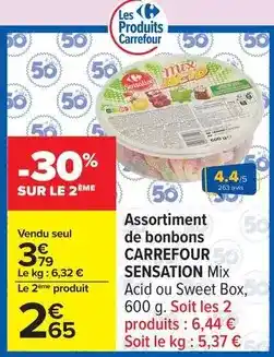 Carrefour Drive Carrefour - assortiment de bonbons sensation mix offre