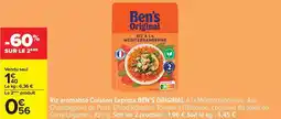 Carrefour Drive Ben's original - riz aromatisé cuisson express offre