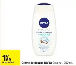 Carrefour Drive Nivea - crème de douche coconut offre
