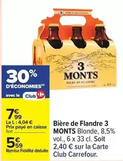 Carrefour Drive Carrefour - bière de flandre 3 offre