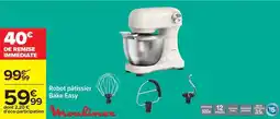 Carrefour Drive Moulinex - robot pâtissier baké easy offre