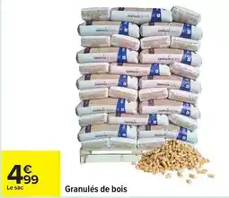 Carrefour Drive Granules de bois offre