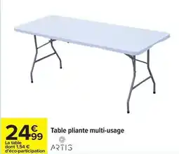Carrefour Drive Artis - table pliante multi-usage offre