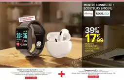Carrefour Drive Thur - monre connectee + ecouteurs sans fil offre
