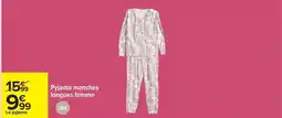 Carrefour Drive Tex - pyjama manches offre