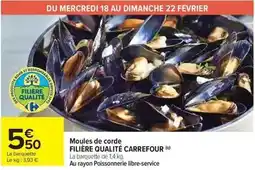 Carrefour Drive Carrefour - moules de corde filière qualité offre