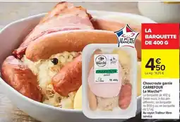 Carrefour Drive Carrefour - choucroute garnie offre
