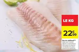 Carrefour Drive Dos de cabillaud offre