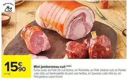 Carrefour Drive Palette - mini jambonneau cuit offre