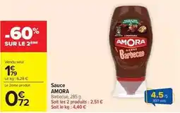 Carrefour Drive Amora - sauce offre