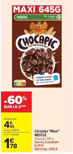 Carrefour Drive Carrefour - briquette de jus classic offre