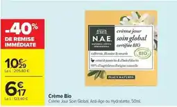 Carrefour Drive Crème bio offre