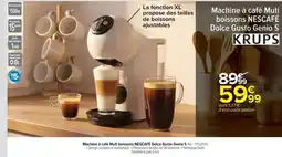 Carrefour Drive Krups - machine à café méditerranée dolce guisto genio s.i offre