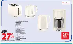 Auchan Supermarché MOULINEX Cafetiere soleil ivoire FG381A10 offre