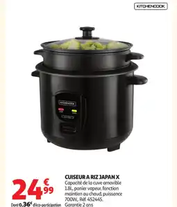 Auchan Supermarché KITCHENCOOK Cuiseur a riz japan x offre