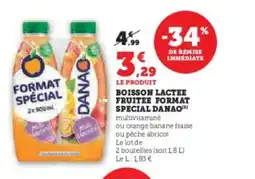 U Express DANAO Boisson lactee fruitee format special offre