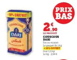 U Express DARI Couscous offre