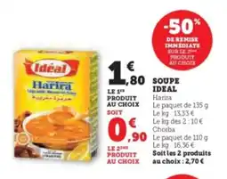 U Express IDEAL Soupe offre