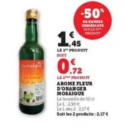 U Express MOSAIQUE Arome fleur d'oranger offre