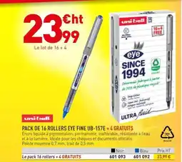 Hyperburo Pack de 16 rollers eye fine ub-157e+4 gratuits offre